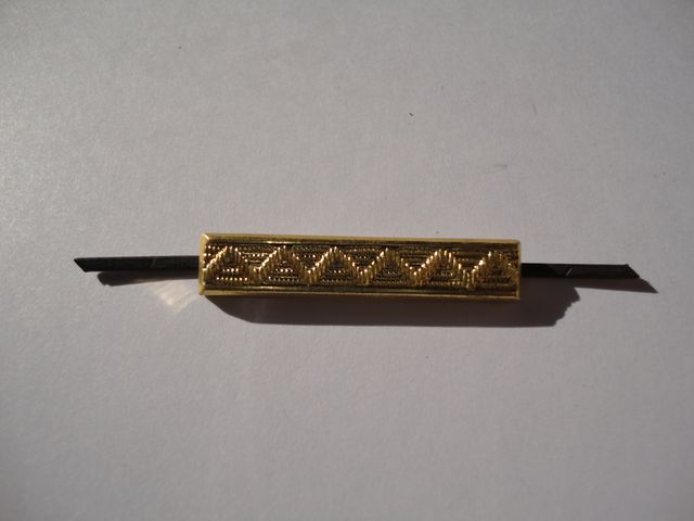 Odznak vojenský kolejnička zlatá, krátká-úzká